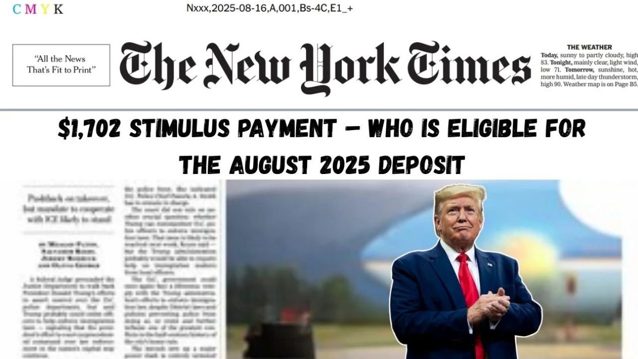 $1,702 Stimulus Checks in 2025 Who Qualifies, Payment Dates, and What You Need to Know