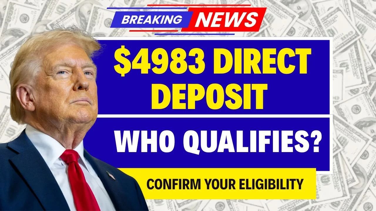 $4983 Direct Deposit Hits in August 2025 – How to Claim Your Funds Fast