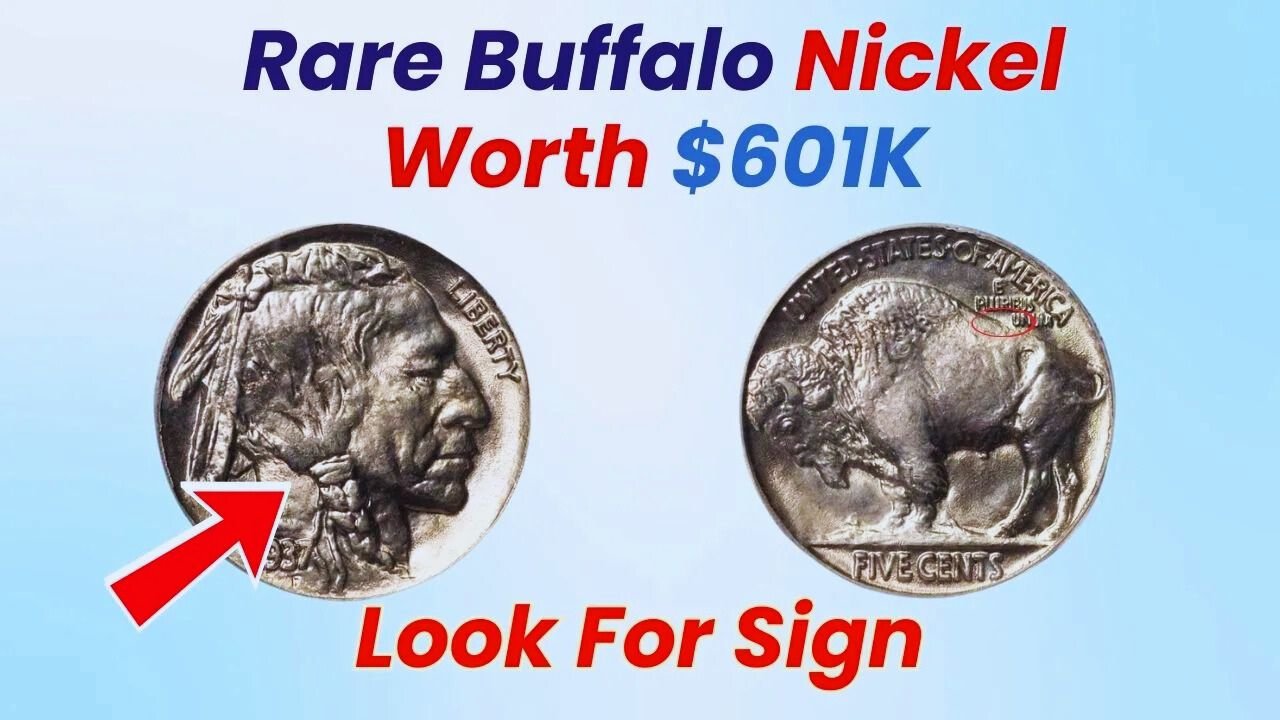 Buffalo Nickel Worth $601K Rare Coin Still in Circulation, Find in Your Coin Collection